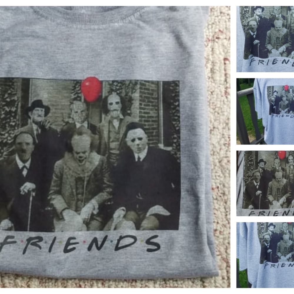 Halloween Villans Handmade T Shirt